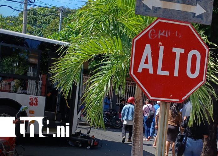 Foto: Accidente en Managua /TN8