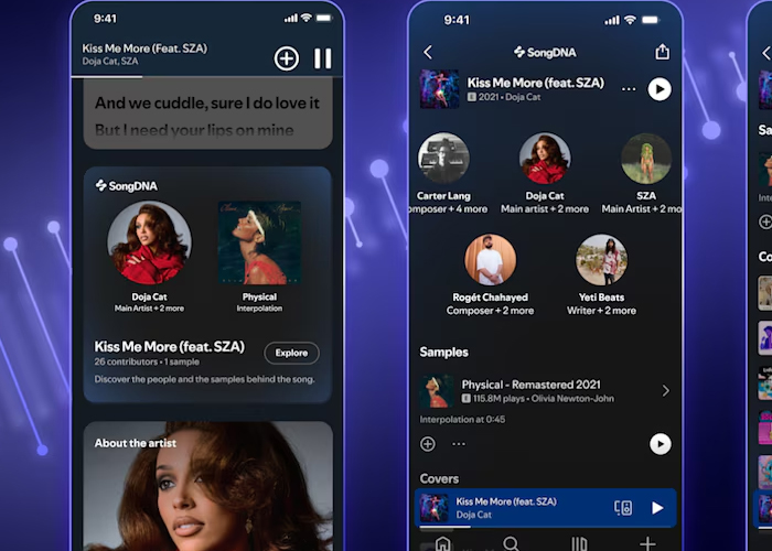 Foto: SongDNA llega a Spotify: más información sobre la música que amás/Cortesía