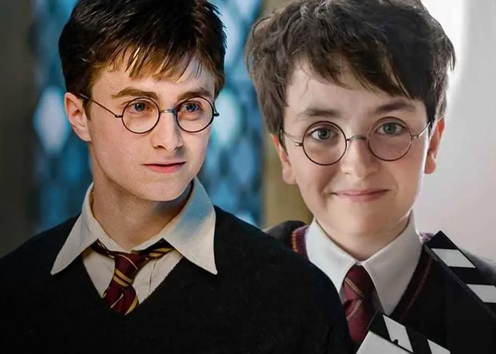 Foto: Daniel Radcliffe felicita a Dominic McLaughlin /cortesía 