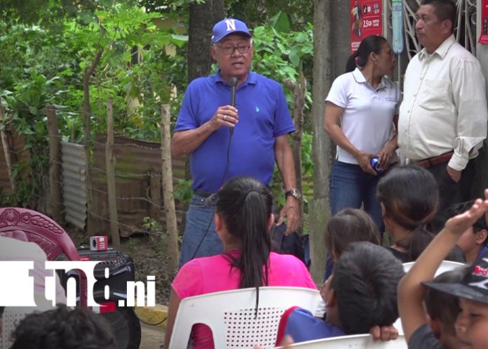 Foto: Inauguran nueva vía adoquinada en comunidad Nandaimeña/TN8