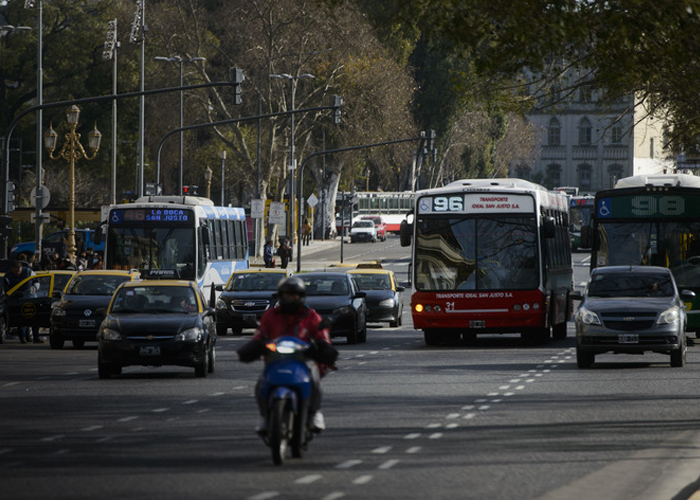 Foto: Transporte público en Argentina /cortesía 