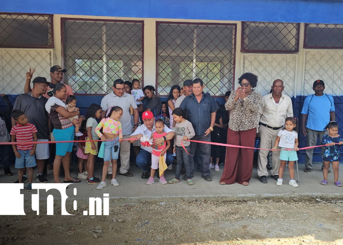 Foto: Puerto Cabezas inaugura proyecto de rehabilitación escolar en Kuakuil II/TN8