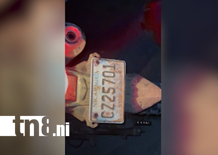 Foto: Motociclista muere al impactar violentamente con la parte trasera de un camión en Rivas/TN8