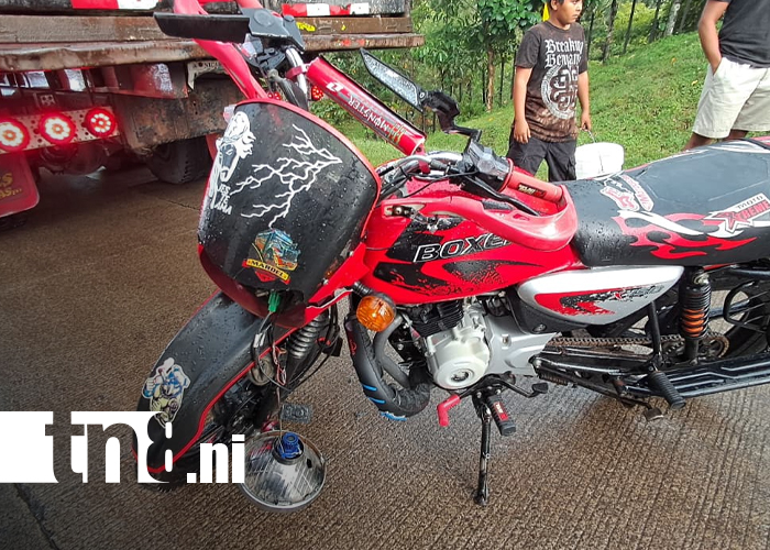 Foto: Accidente en Río Blanco deja un herido/TN8