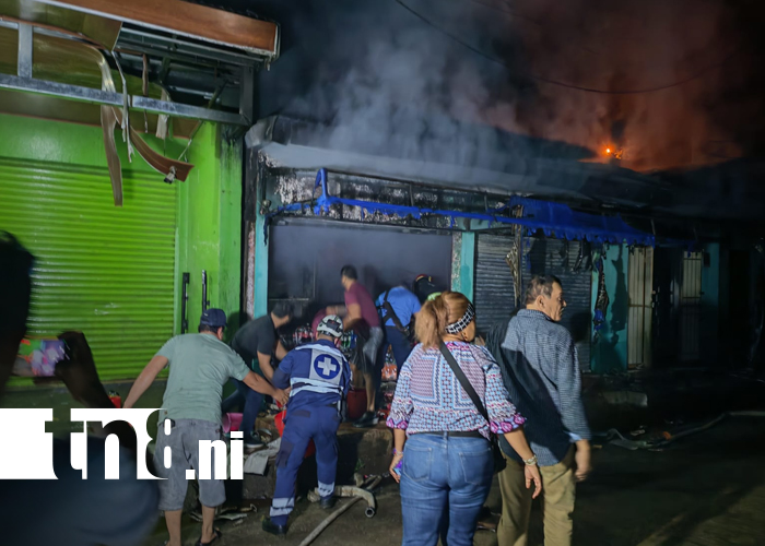 Foto: Bodega en Boaco queda reducida a cenizas tras incendio/TN8