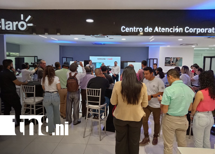 Foto: Claro Nicaragua y Samsung cierran 2025 con innovación/ TN8