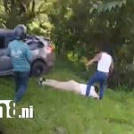 Violento accidente de tránsito deja a dos personas lesionadas en Santo Tomás, Chontales Foto: Accidente en Santo Tomás, Chontales deja dos lesionados/TN8