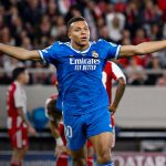Mbappé firma un póker histórico y salva al Real Madrid en Atenas Foto: Hat-trick exprés y póker total de Mbappé/Cortesía