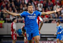 Mbappé firma un póker histórico y salva al Real Madrid en Atenas Foto: Hat-trick exprés y póker total de Mbappé/Cortesía