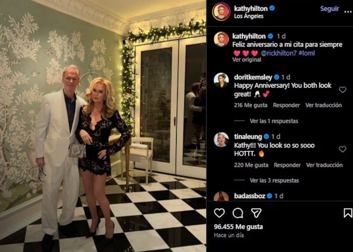 Foto: La mamá de Paris Hilton causa furor /cortesía