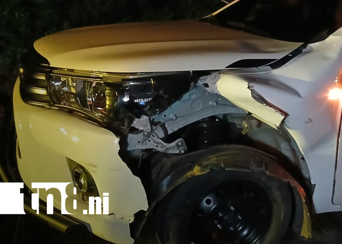 Foto: Motociclista gravemente lesionado tras fuerte choque contra camioneta en Río Blanco/TN8