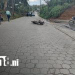 Foto: Dos accidentes viales en Jalapa dejan motociclista y jinete lesionados/TN8
