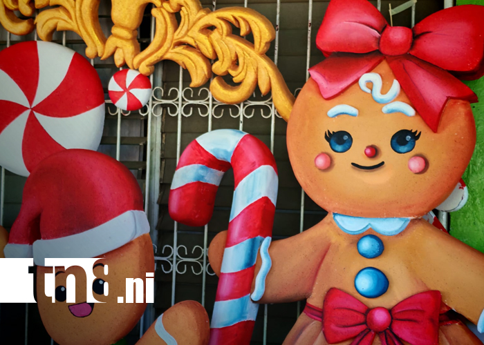 Foto: Fábrica de altares de la purísima y adornos navideños, abastecida de pedidos en Rivas/TN8