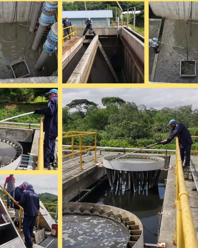 Foto: ENACAL en Masaya, garantizando la protección ambiental y la salud de miles de familias/Cortesía