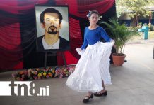 Foto: Nandaime rinde homenaje al comandante Carlos Fonseca/TN8