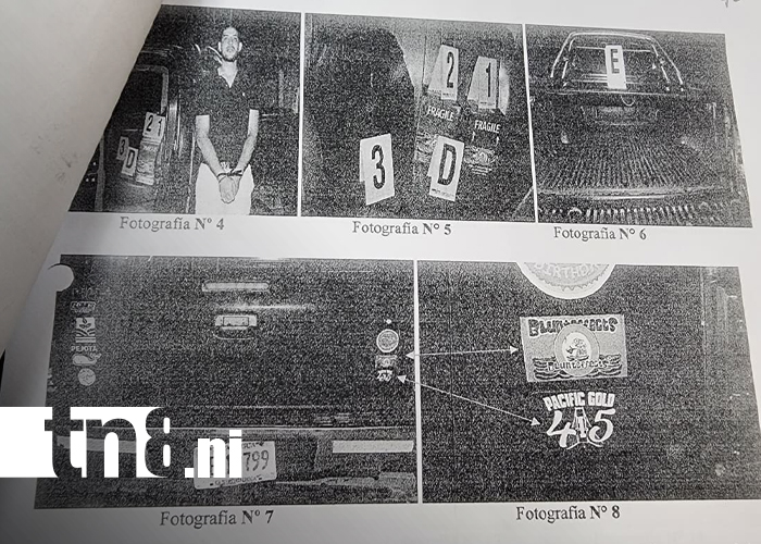 Foto: Juicio contra Byron Vanegas en Managua /cortesía