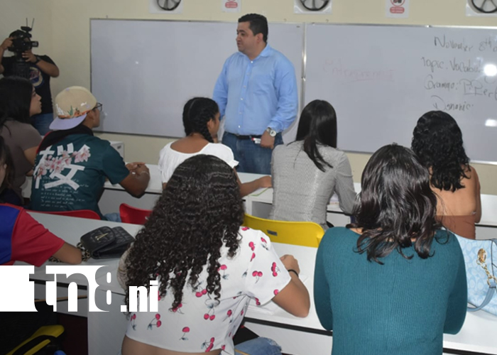 Foto: UNAN - León inaugura Academia de Idiomas Brian Wilson para fortalecer la juventud/TN8