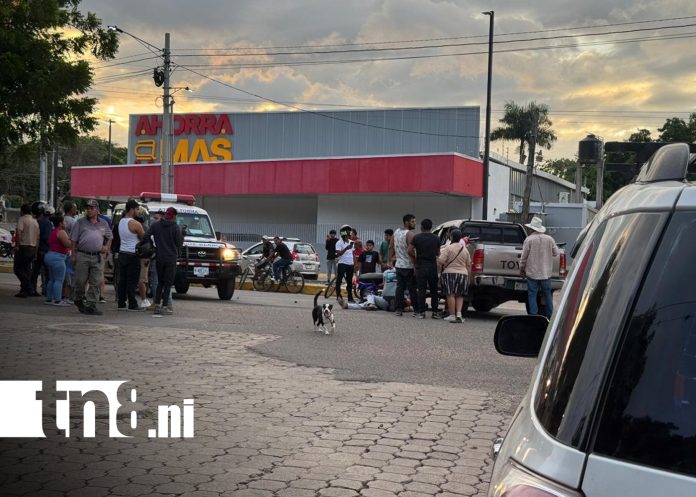 Foto: Motociclista resultó lesionado tras accidente de tránsito en Somoto, Madriz/TN8