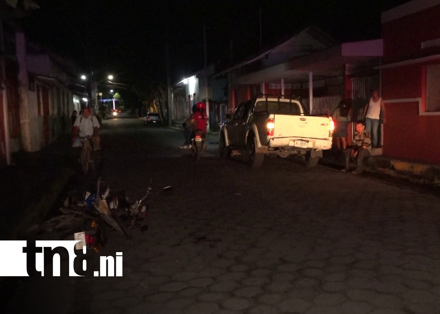 Foto: Impactante colisión entre moto y camioneta en Ometepe: un herido/TN8