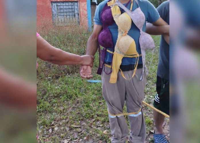 Foto: Acumulaba brasieres robados en Oteapan, México /Cortesía