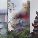 Foto: se consume milenario pabellón taoísta Wenchang /Cortesía