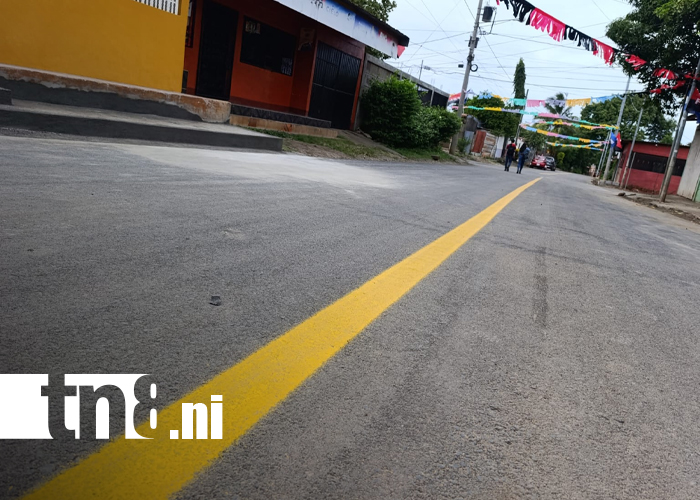 Foto: Más calles restauradas en Managua /TN8