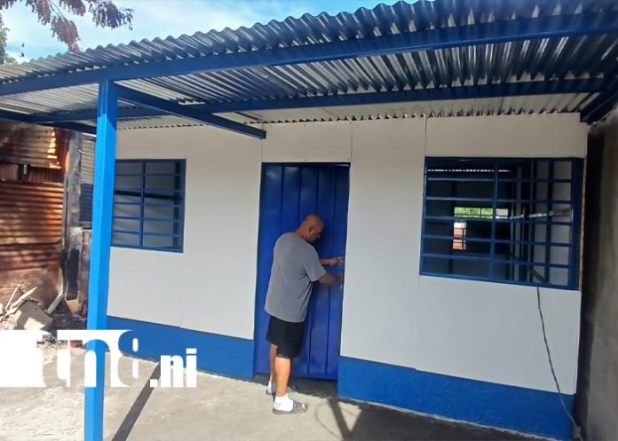 Foto: Familia recibirá nueva casa tras devastador incendio en barrio México, Managua /TN8