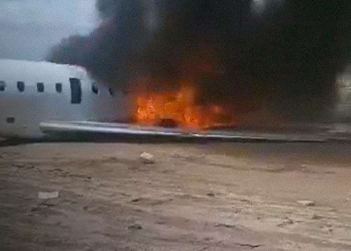 Foto: Accidente aéreo en la República Democrática del Congo /cortesía 