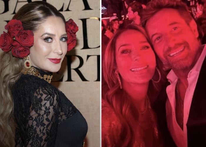Foto: Geraldine Bazán aclara foto junto a Gabriel Soto /Cortesía