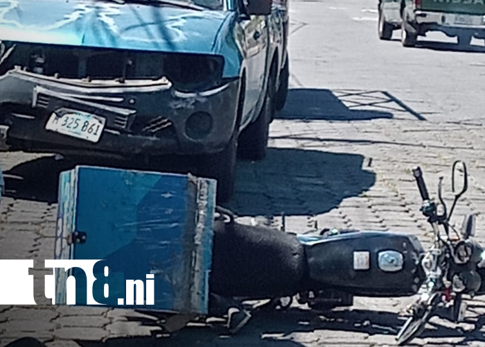 Foto: Accidente en Managua /TN8