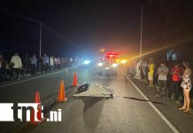 Motociclista pierde la vida en fuerte colisión en Tecolostote, San Lorenzo Foto: motociclista muere al chocar contra un carrito en plena vía en Tecolostote/TN8
