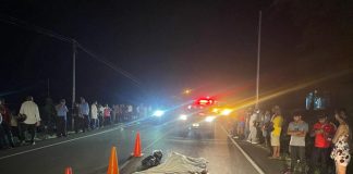Foto: motociclista muere al chocar contra un carrito en plena vía en Tecolostote/TN8