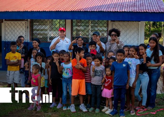 Foto: Puerto Cabezas inaugura proyecto de rehabilitación escolar en Kuakuil II/TN8
