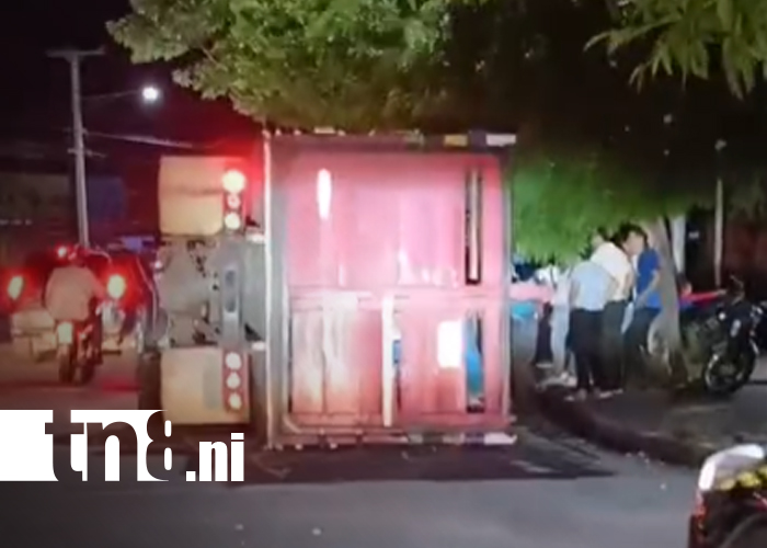 Foto: Accidentes en Managua y Villa El Carmen/TN8