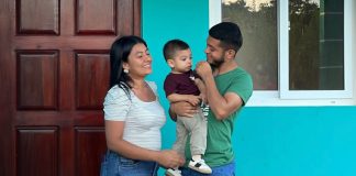 Foto: La Libertad estrenan hogar digno gracias al proyecto Bismarck Martínez/TN8