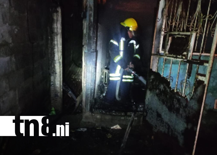 Foto: Incendio consume objetos de una casa en Corinto/TN8
