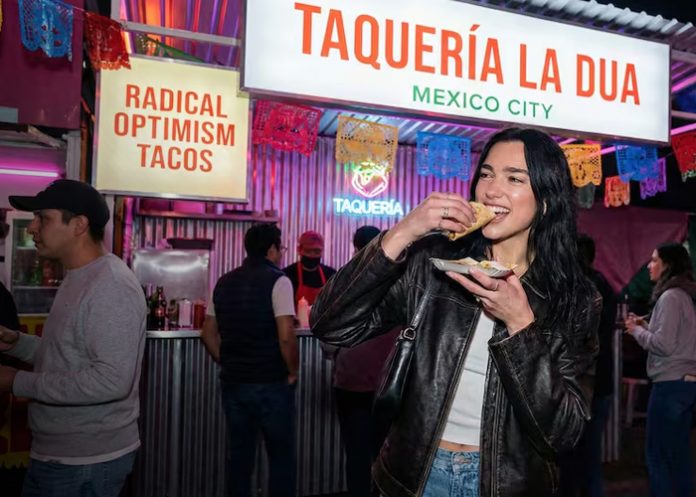 Foto: La taquería de Dua Lipa /cortesía
