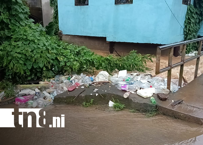 Foto: Bluefields bajo agua: calles y caños desbordados tras intensa lluvia/TN8
