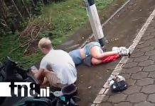 Pareja de turistas sufre fuerte accidente en la Isla de Ometepe Foto: accidente en Ometepe; joven holandesa gravemente herida/TN8