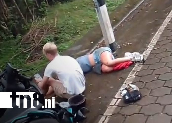 Foto: accidente en Ometepe; joven holandesa gravemente herida/TN8