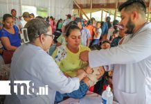 Siuna recibe cierre de año con más de 1,000 atenciones médicas gratuitas Foto: Ferias de salud en Siuna /TN8