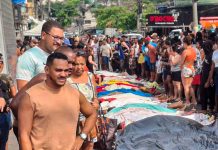 Foto: Protestas en Río de Janeiro tras masacre policial que dejó más de 120 muertos / Cortesía