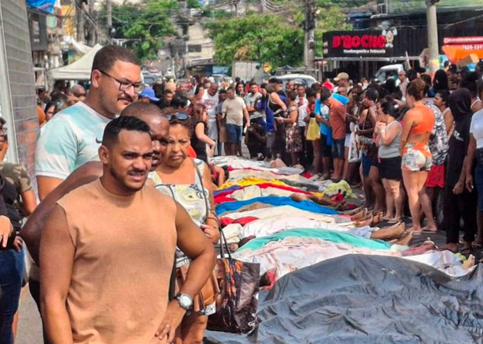 Foto: Protestas en Río de Janeiro tras masacre policial que dejó más de 120 muertos / Cortesía