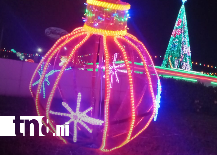 Foto: Managua brilla: la capital se llena de luces y espíritu navideño/TN8