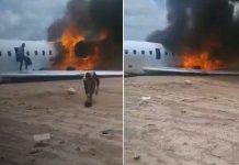 Foto: Accidente aéreo en la República Democrática del Congo /cortesía