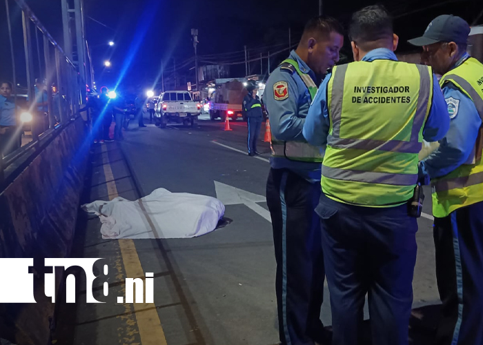 Foto: Adulto mayor muere atropellado en Las Mercedes; camioneta habría ido a exceso de velocidad/TN8