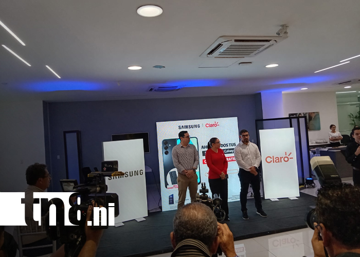 Foto: Claro Nicaragua y Samsung cierran 2025 con innovación/ TN8