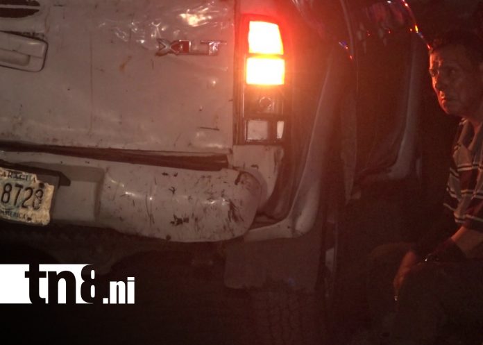 Foto: Impactante colisión entre moto y camioneta en Ometepe: un herido/TN8
