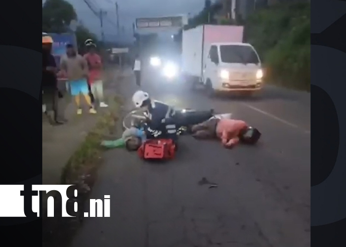 Foto: Policía Nacional investiga accidente en Matagalpa/ TN8