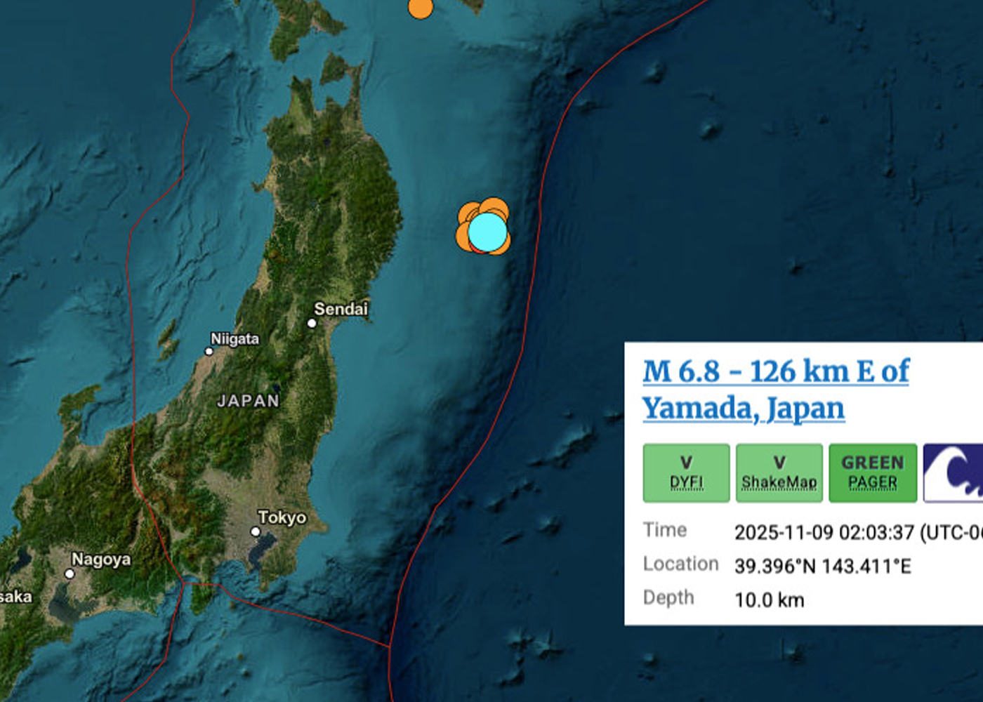 Foto: Japón emite alerta tras fuerte sismo / Cortesía